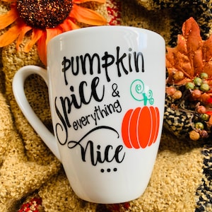 Pumpkin Spice Everything Coffee Mug, Autumn Lover Gift