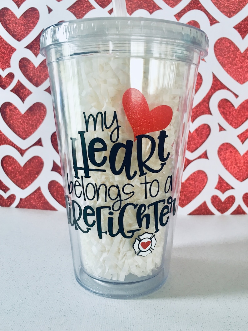 Mother Of A Firefighter Gift Firefighter Wife Tumbler EMS Week Gift Firefighter Tumbler