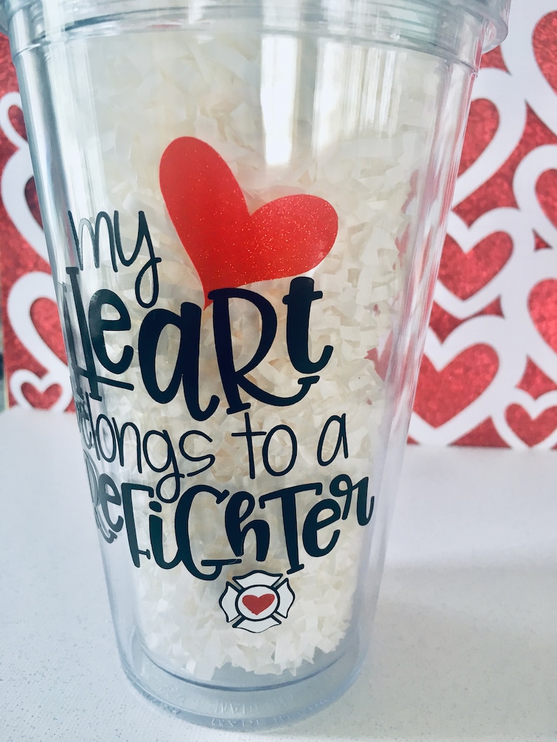 Mother Of A Firefighter Gift Firefighter Wife Tumbler EMS Week Gift Firefighter Tumbler