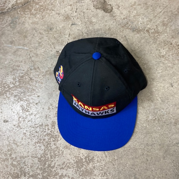 Vintage Kansas Jay Hawks Snapback Cap Hat - image 4