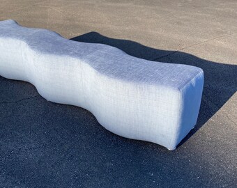 Ripple Wave Bench by Laurinda Spear for Brayton