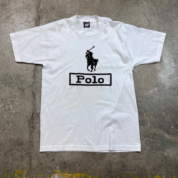 Vintage 1990s Ralph Lauren Polo T Shirt Shirt Men… - image 1