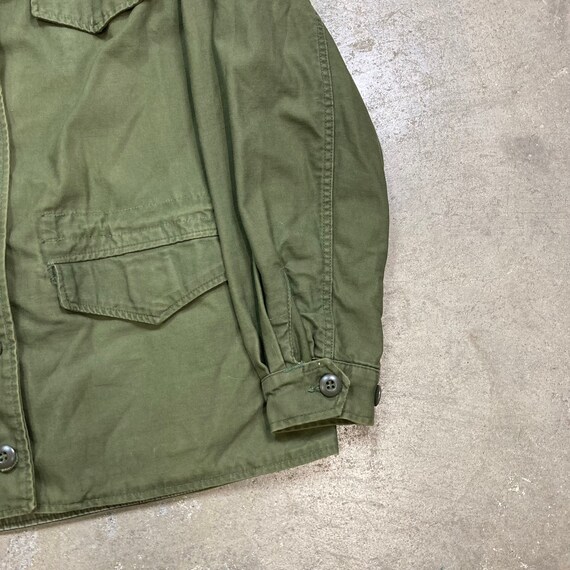 Vintage 1970s US Army OD Green Field Jacket Coat … - image 4