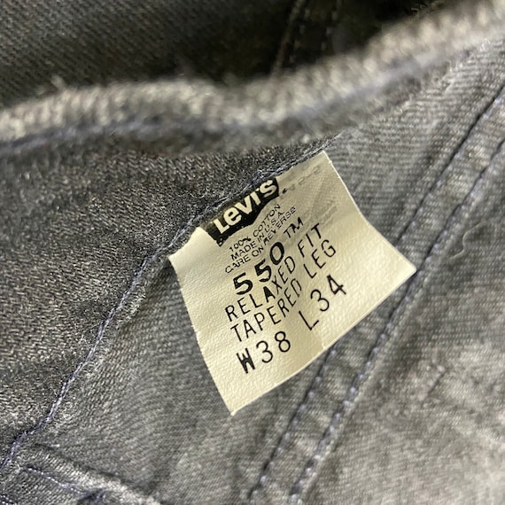 Vintage 1980s 1990s Levi's 550 Orange Tab Made in… - image 5