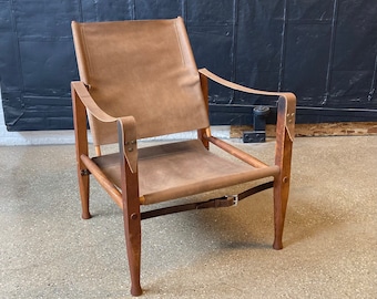 Vintage Kaare Klint Safari Chair Made in Denmark