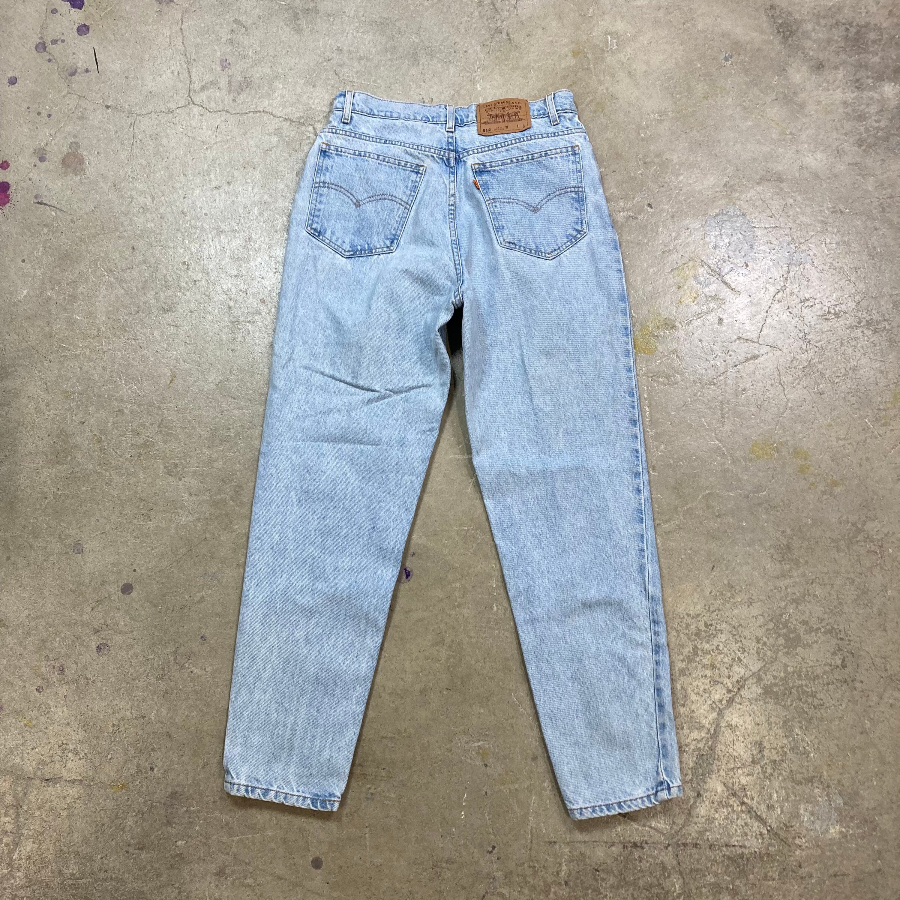 Vintage 1990s Levi's Dad Wash 912 Slim Fit Denim Jeans - Etsy Sweden