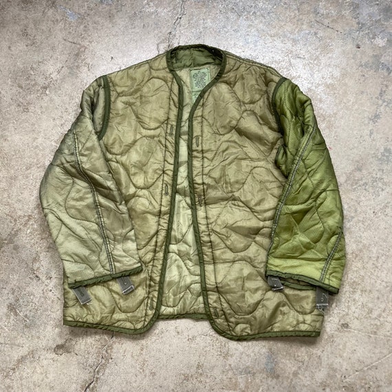 Deadstock Vintage 1980s 1985 US Army Green Nylon … - image 1