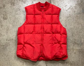 80s Vintage Eddie Bauer Goose Down Vest 865359 - Etsy India