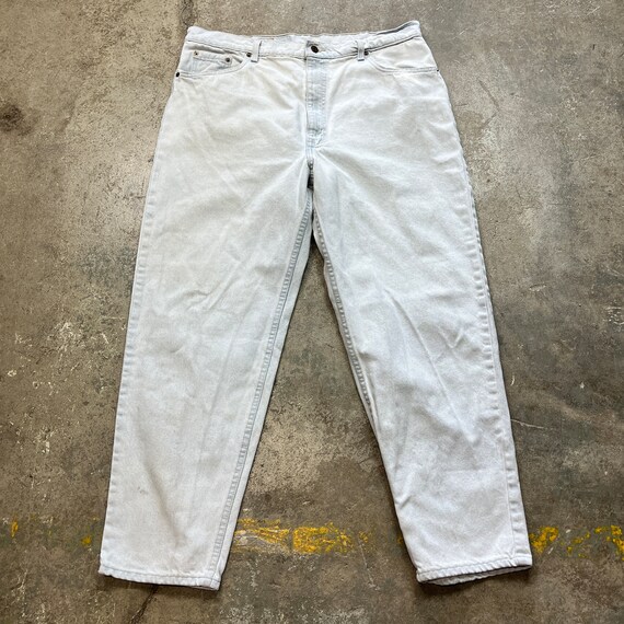 Vintage 1980s 1990s Levi's 550 Made in USA Bleach… - image 1