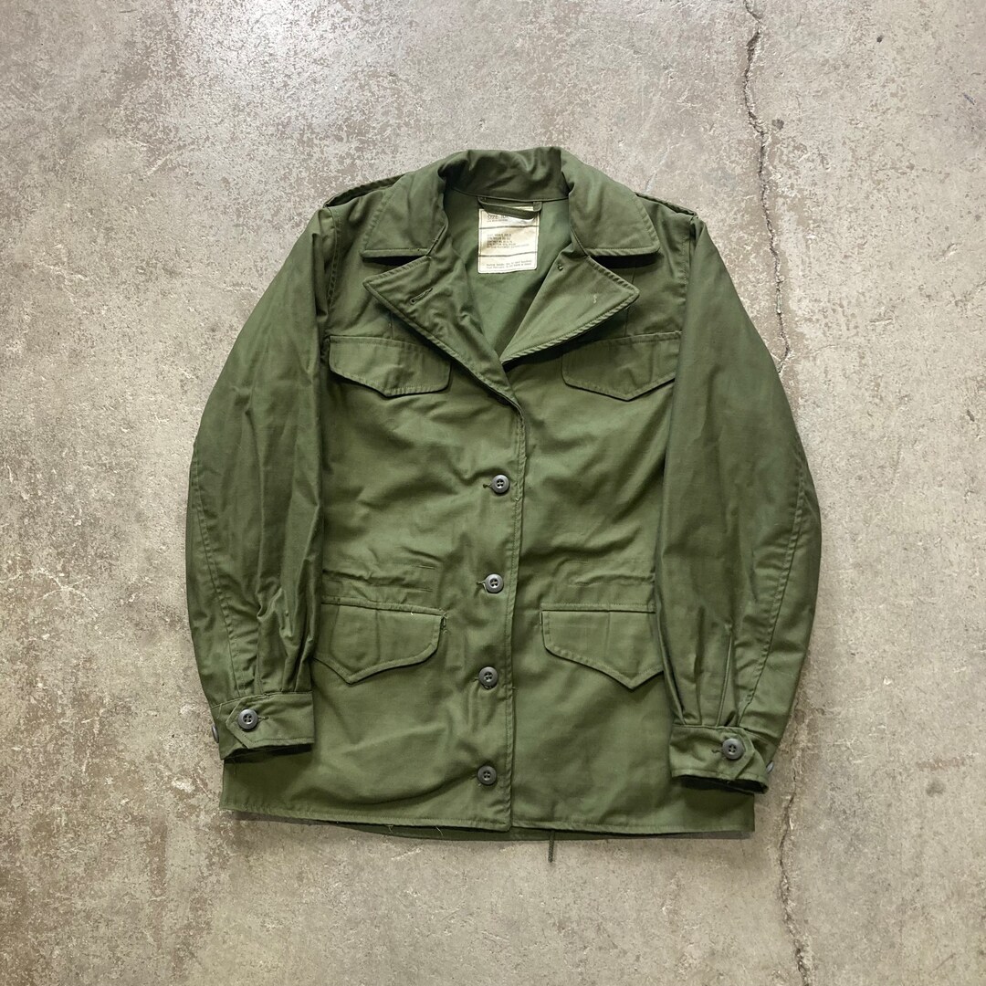 Deadstock Vintage 1970s US Army OG Green Field Jacket Coat - Etsy