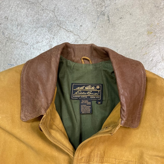 Vintage Eddie Bauer Brown All Leather 