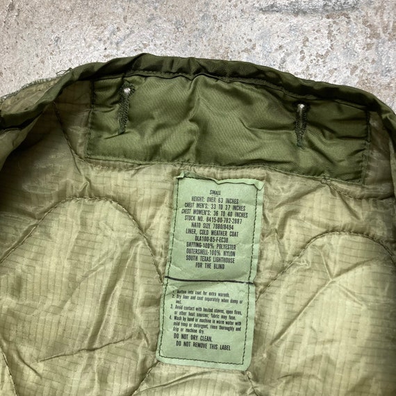 Deadstock Vintage 1980s 1985 US Army Green Nylon … - image 6