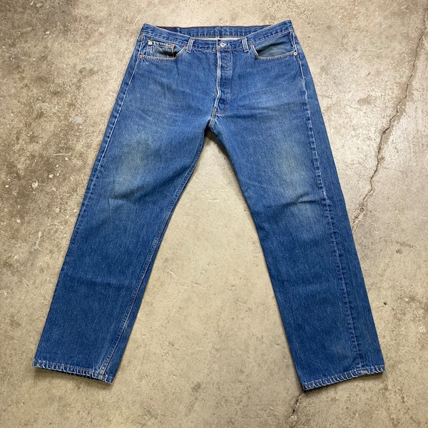 Vintage des années 1990 Levi's 501 Made in USA Jeans 37,5"x30,5"