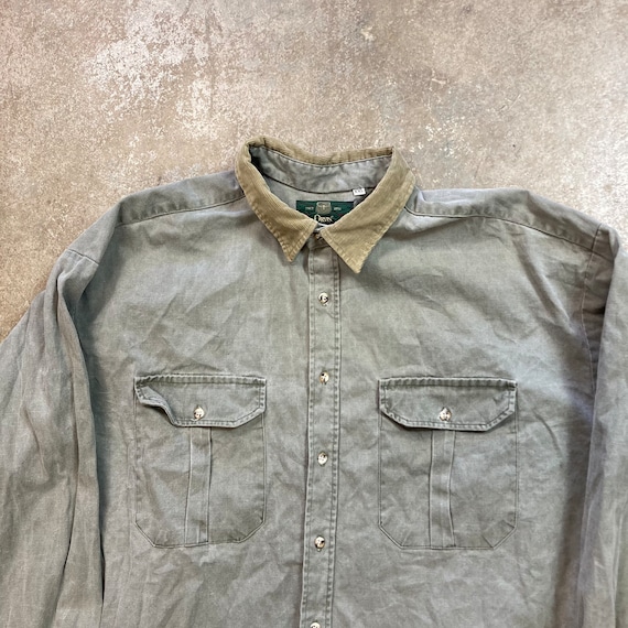 Vintage Orvis Made in USA Men’s XXL Olive Green C… - image 2