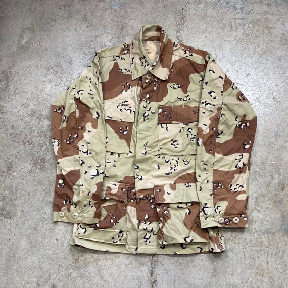 Vintage 1990s 1990 US Army Desert Camo  Chocolate… - image 1