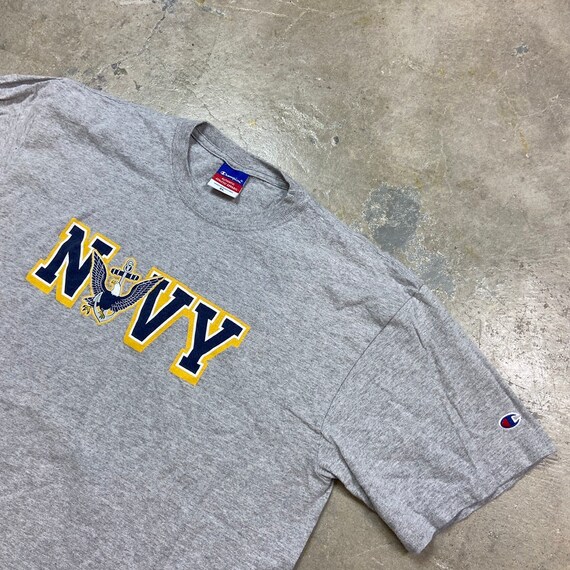 Vintage 1990s US Navy Champion T Shirt - XL - image 2