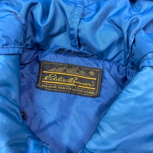 Vintage 1970s 1980s Eddie Bauer Retro Made in USA Goose Down Ski Jacket ...