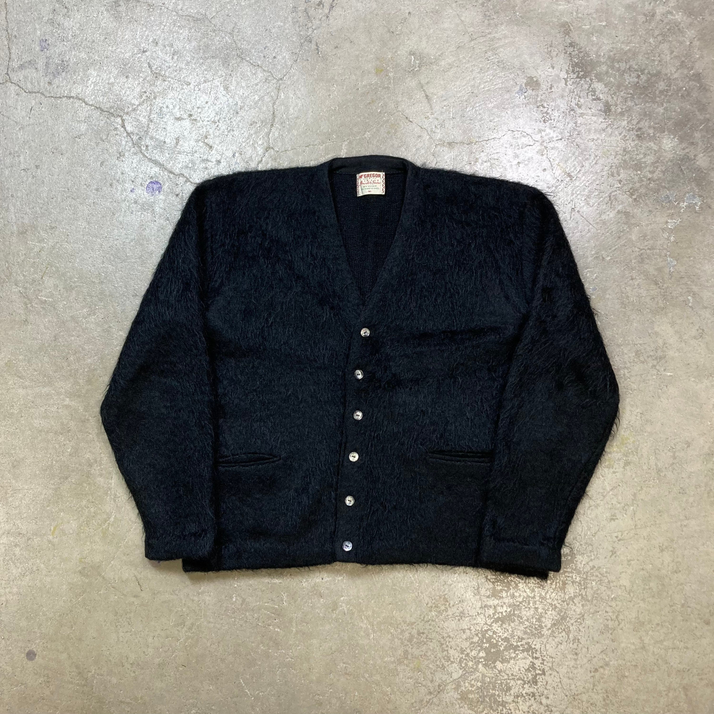 Vintage Mcgregor Mohair Cardigan Powder Snow - Etsy