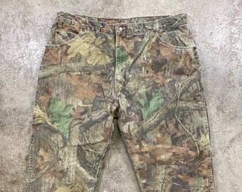 Wrangler Rugged Advantage Bark Tree Leaf Camo Insulated Jeans - Etsy