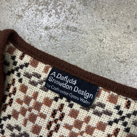 Vintage Dafydd Snowdon Wales Made in UK Wool Retr… - image 3
