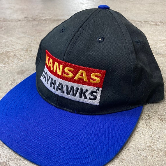 Vintage Kansas Jay Hawks Snapback Cap Hat - image 2