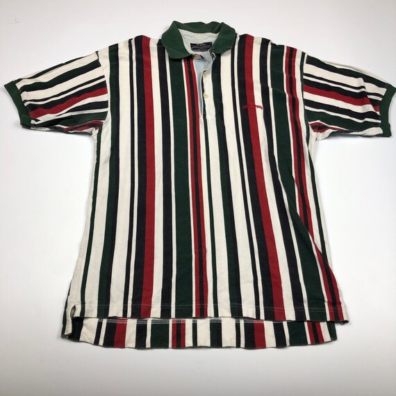 guess striped polo