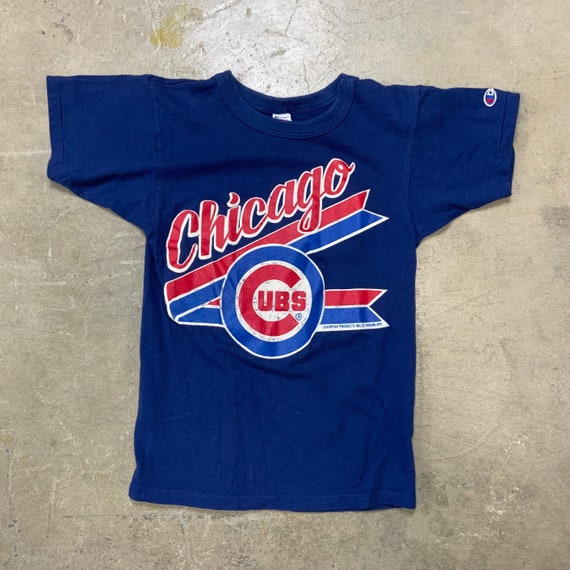 Vintage 1980s Champion Chicago Cubs MLB Made in U… - image 1