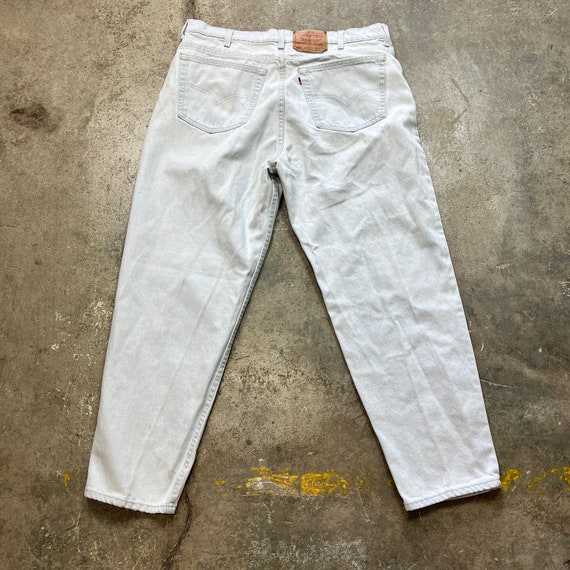Vintage 1980s 1990s Levi's 550 Made in USA Bleach… - image 2