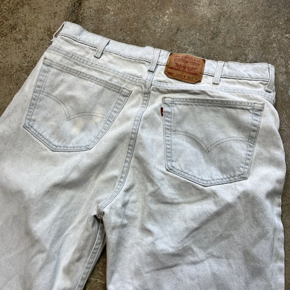 Vintage 1980s 1990s Levi's 550 Made in USA Bleach… - image 3