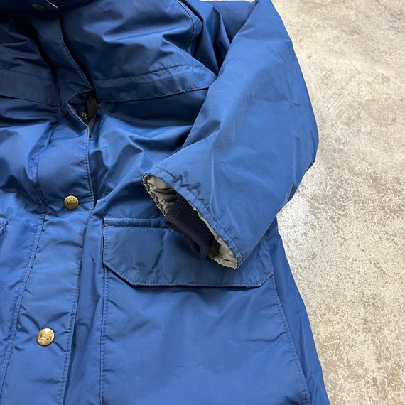 Vintage 1980s REI Goose Down Blue Made in USA Hooded … Gem