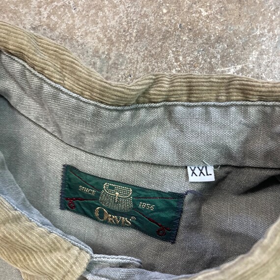 Vintage Orvis Made in USA Men’s XXL Olive Green C… - image 4