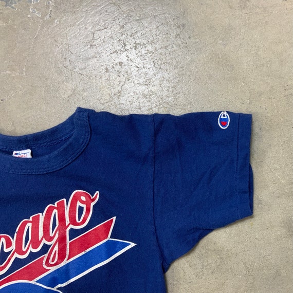 Vintage 1980s Champion Chicago Cubs MLB Made in U… - image 4