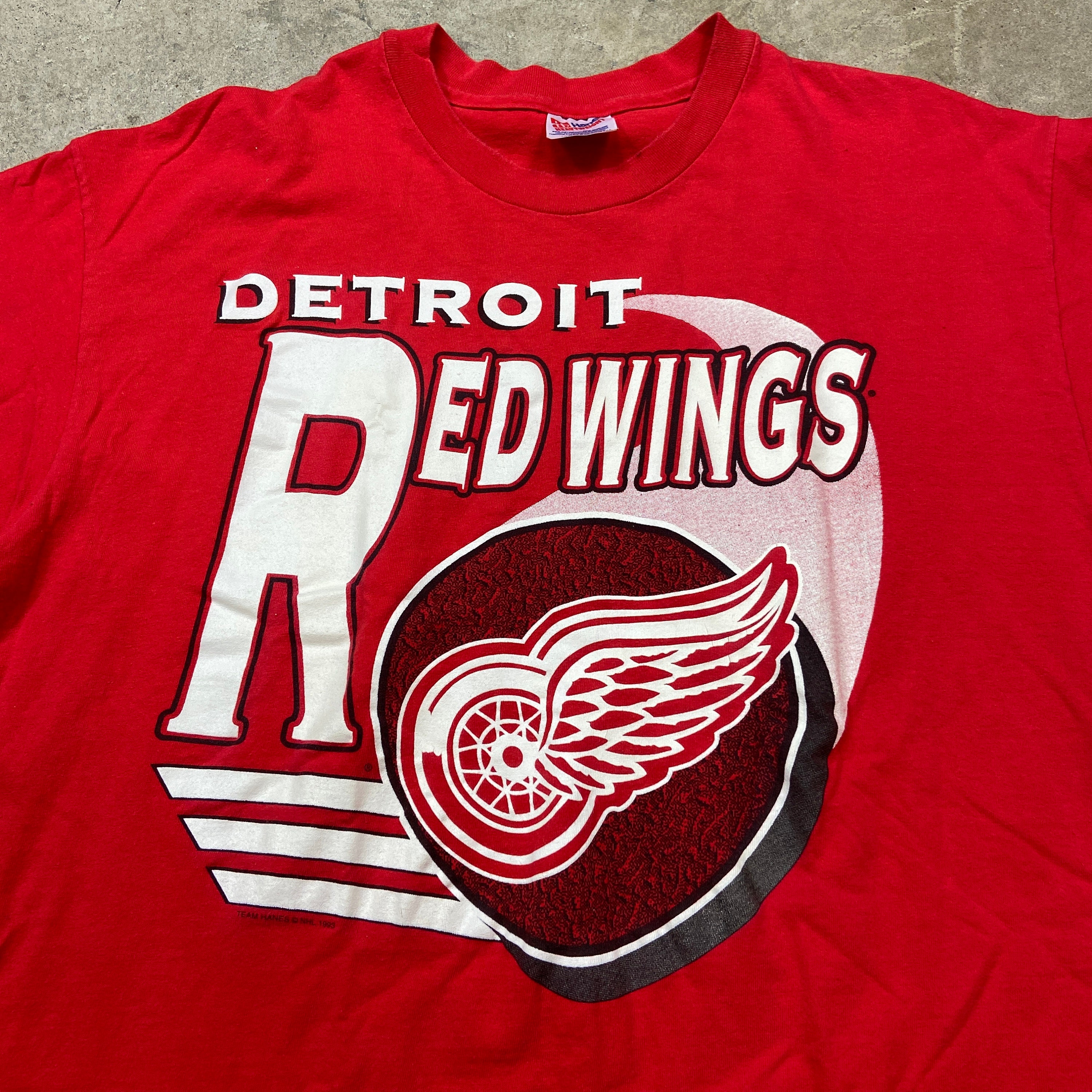 1998 vintage Detroit red wings tee - BIDSTITCH