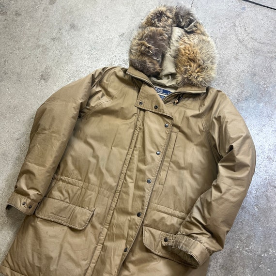 Vintage Polo Ralph Lauren Goose Down Coyote Fur Parka - Gem