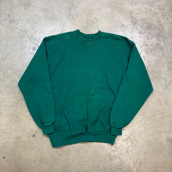 Vintage LL Bean x Russell Blank Made in USA Crewneck Sweatshirt - XLT