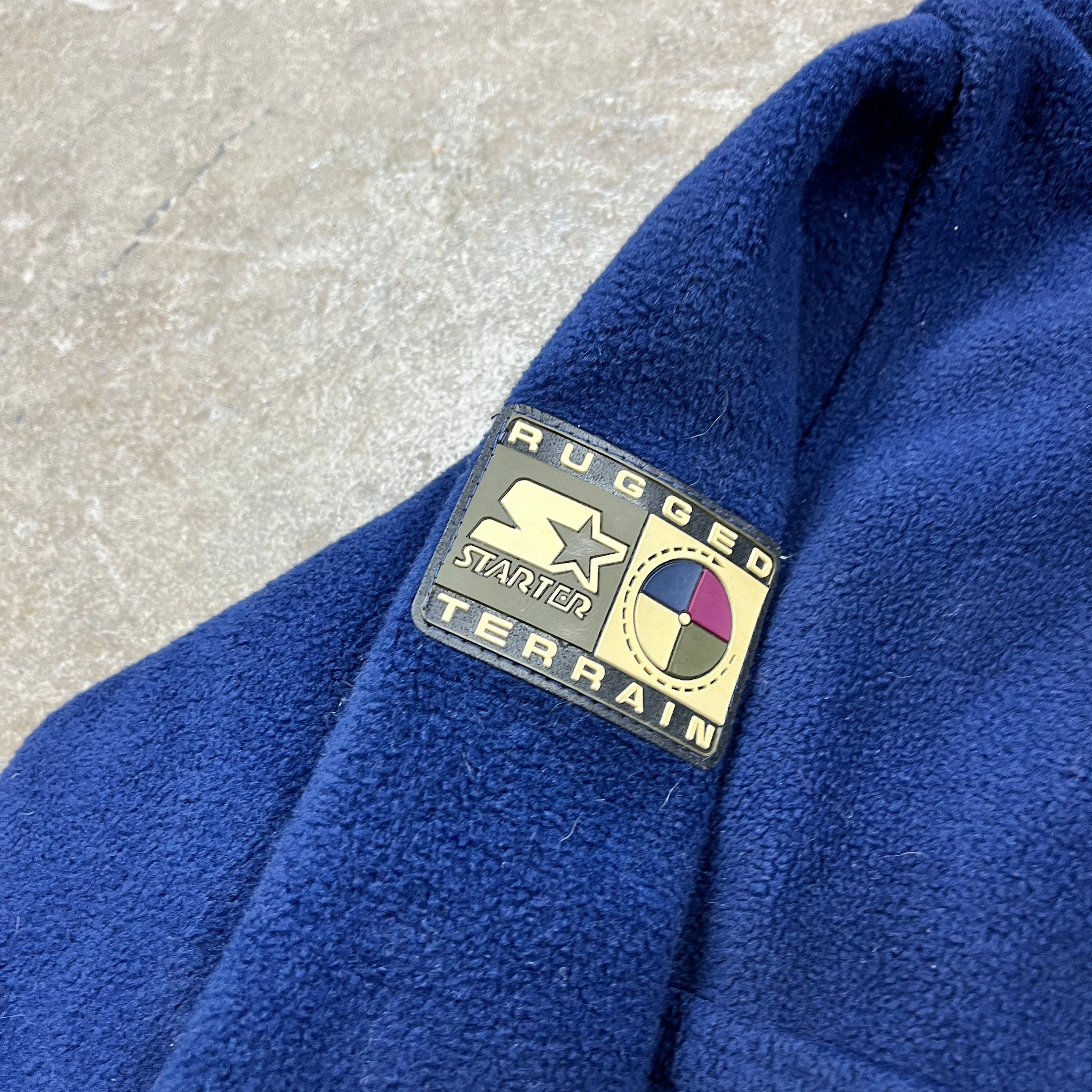 Vintage 1990s Starter Rugged Terrain Fleece Pullover Anorak - Etsy