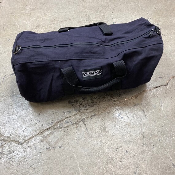 USA Black Canvas Duffle Bag 