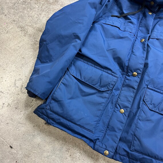 Vintage 1980s REI Goose Down Blue Made in USA Hooded … Gem