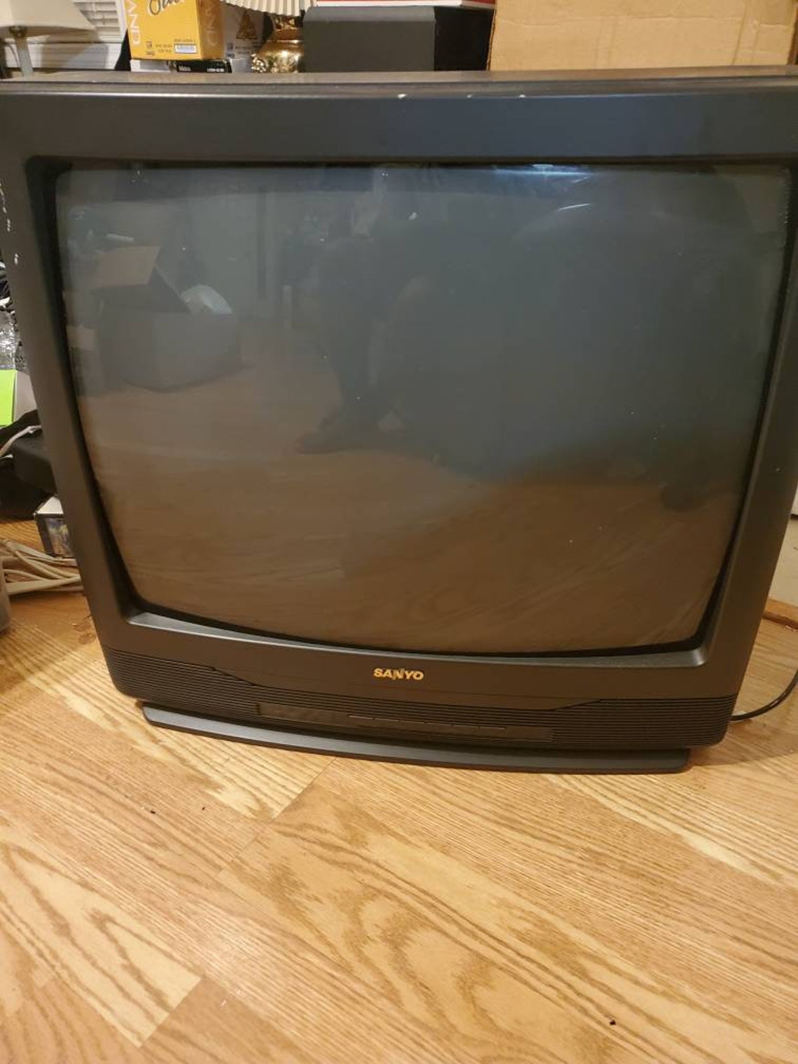 SANYO AVM2504 CRT Tv Gaming Color Tv Black Etsy