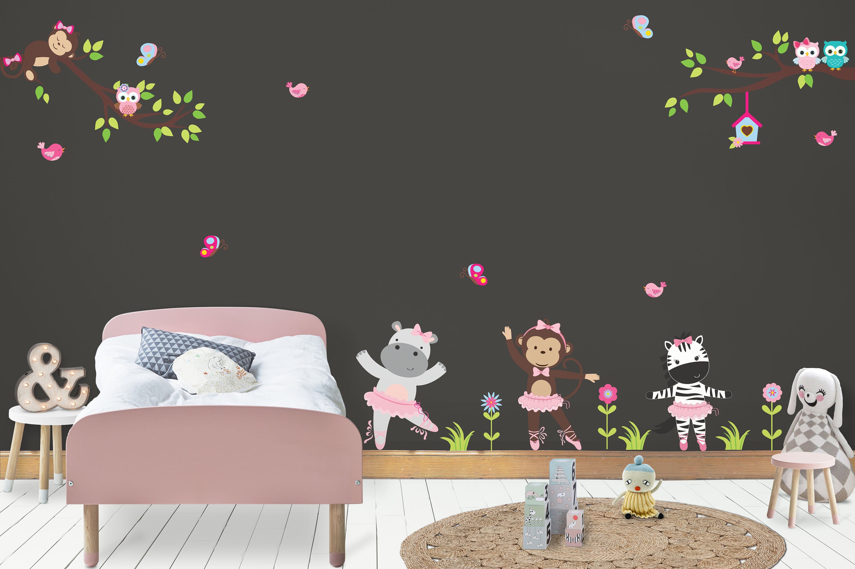 Nursery Wall Decals Baby Walls Kids Wall Stickers Girls Etsy UK