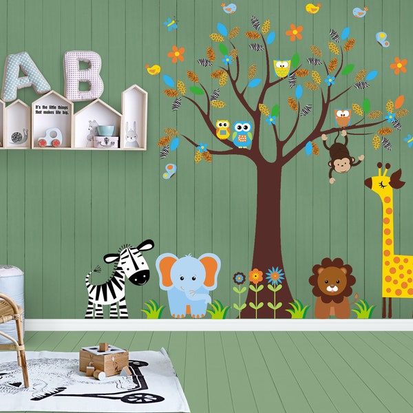 Large Wildlife Decals Etsy