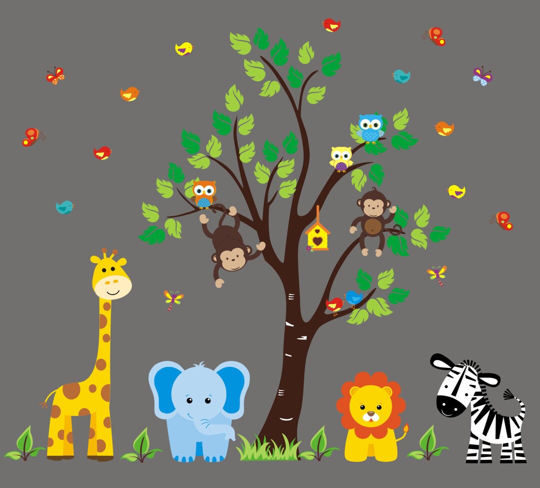 Wall Decal Baby Nursery Wall Decals Reusable Wall Decals Etsy