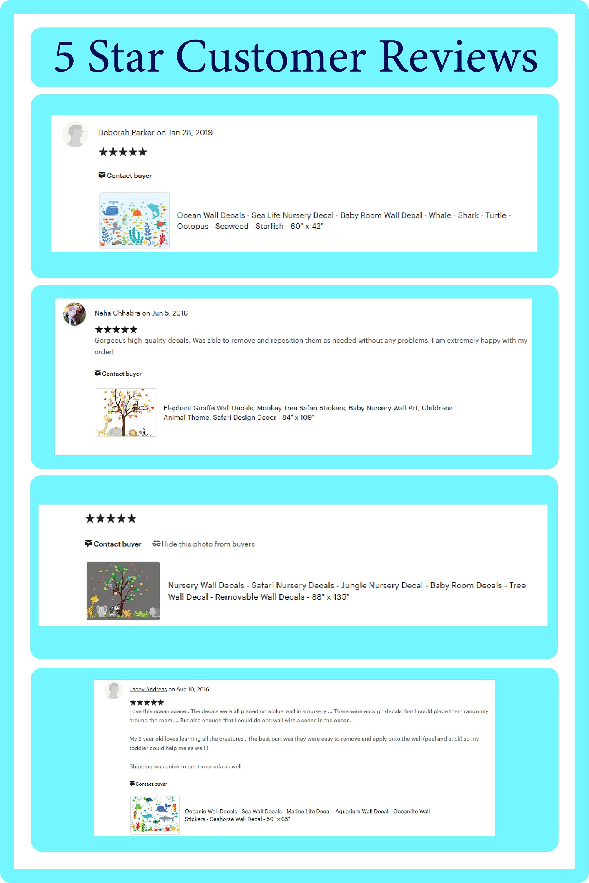 Forest Nursery Wall Decals Nursery Wall Decals Woodland Wall Etsy