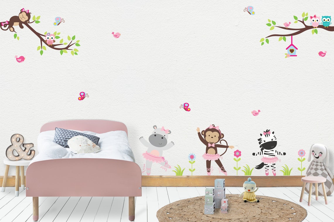 Nursery Wall Decals Baby Walls Kids Wall Stickers Girls Etsy UK