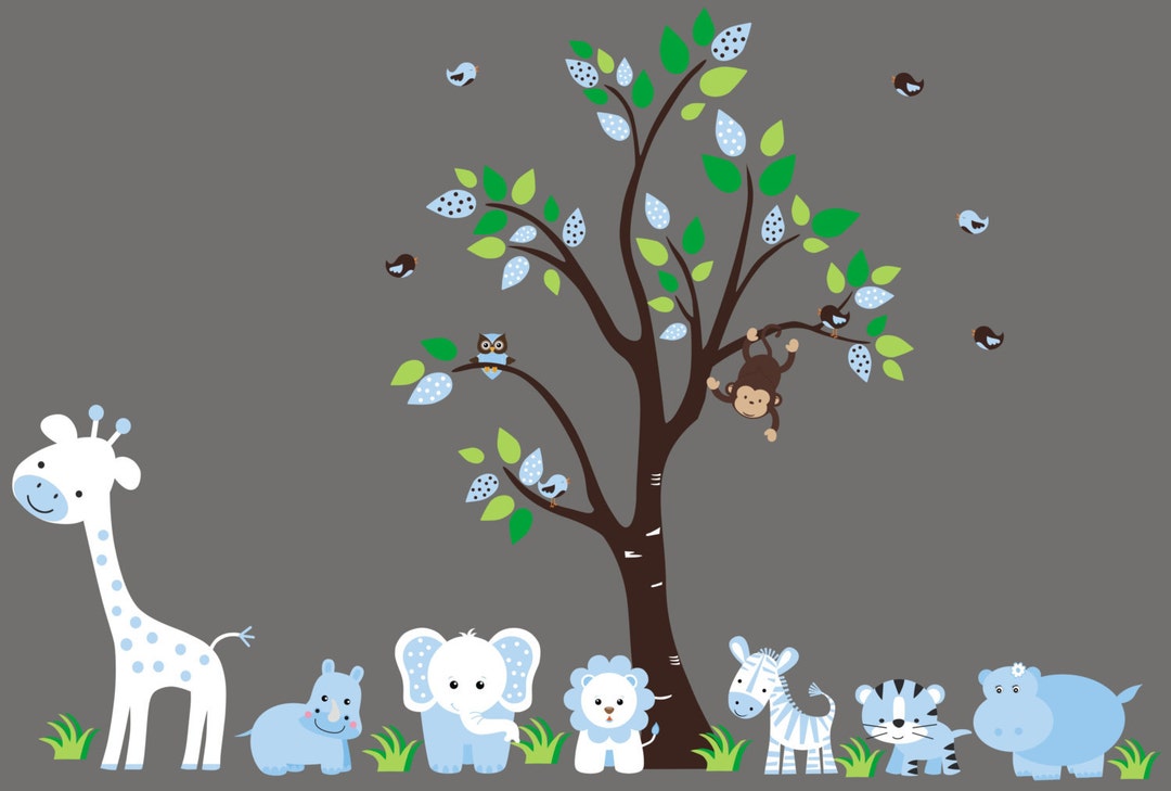 Baby Boy Decals Baby Boy Theme Nursery Wall Decal Kids Etsy