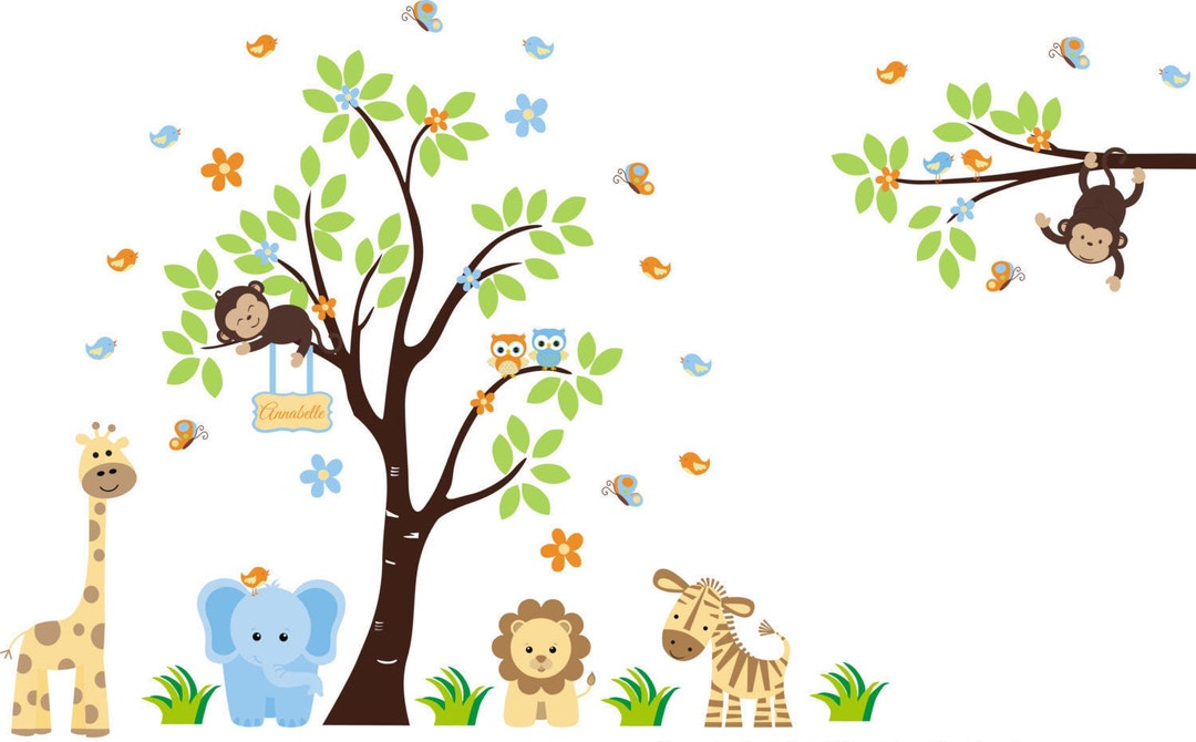 Nursery Wall Decals Baby Room Stickers Kids Room Decals Etsy