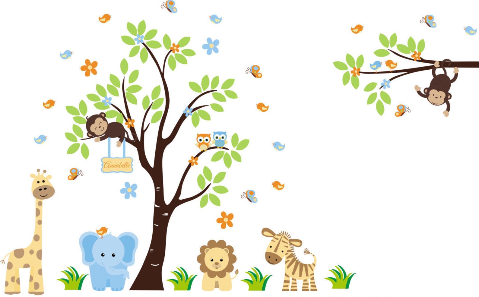 Nursery Wall Decals Baby Room Stickers Kids Room Decals Etsy