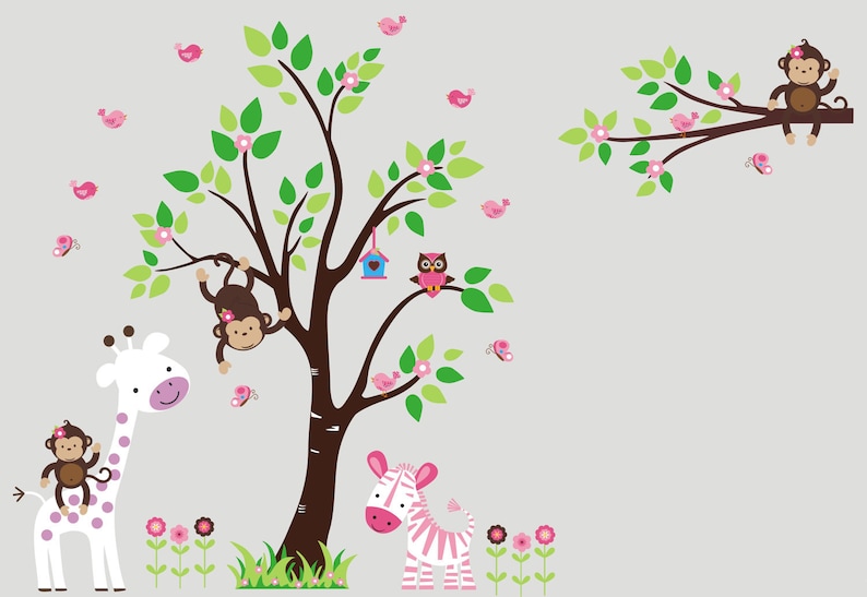 Baby Girl Wall Decal Baby Girl Nursery Wall Decal Girls Etsy