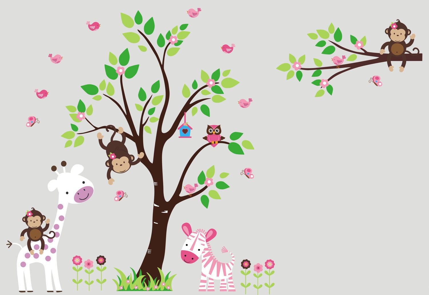 Baby Girl Wall Decal Baby Girl Nursery Wall Decal Girls Etsy