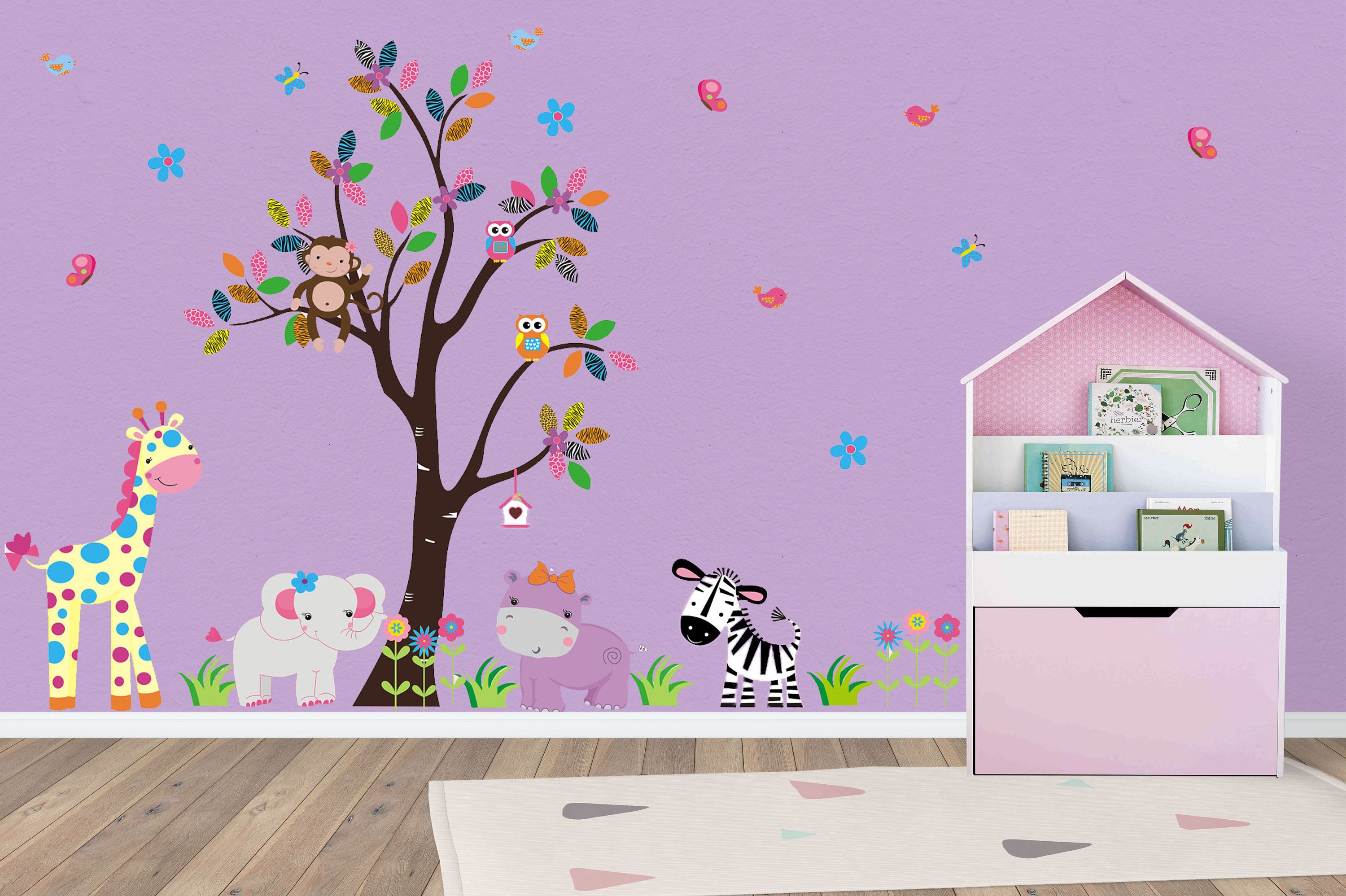 Girls Themed Nursery Decals Nursery Decals Girls Pink Etsy